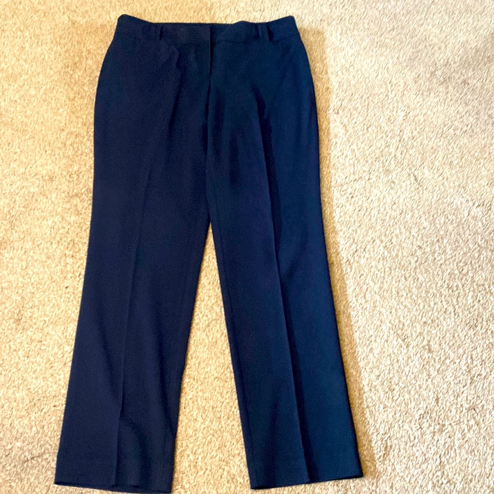 Navy Blue straight leg Dress Pant